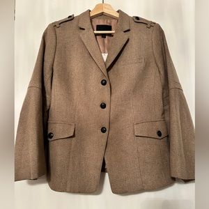 Banana Republic wool blend tailored blazer.